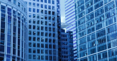 sky scrapers in blue colour